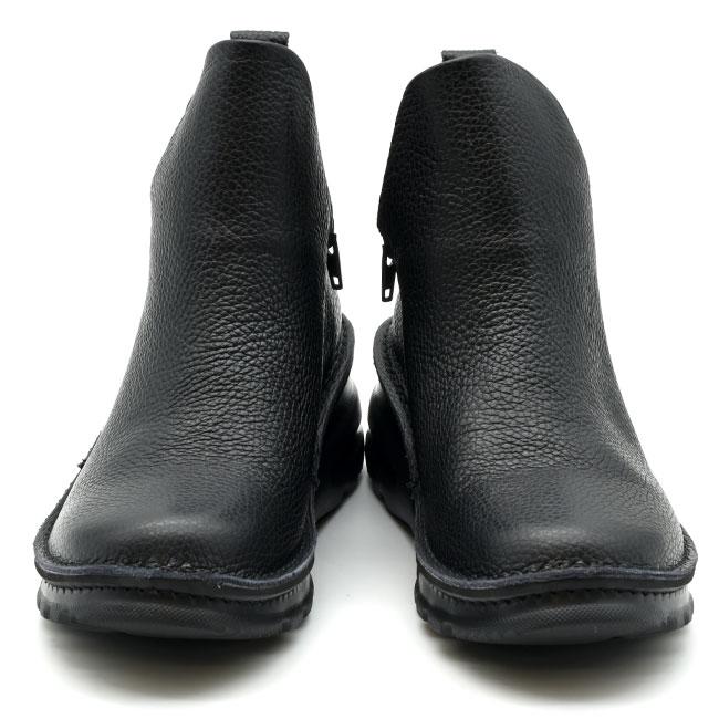 ブーツ レディース 厚底 ブラック 黒 ヨースケ YOSUKE ショートブーツ