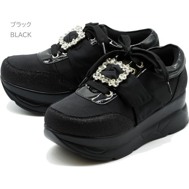 YOSUKE（ヨースケ） スニーカー レディース 厚底 ブラック 黒 厚底
