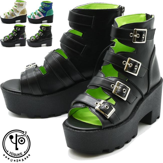 YOSUKE（ヨースケ） ブーツサンダル 厚底サンダル ブーサン レディース