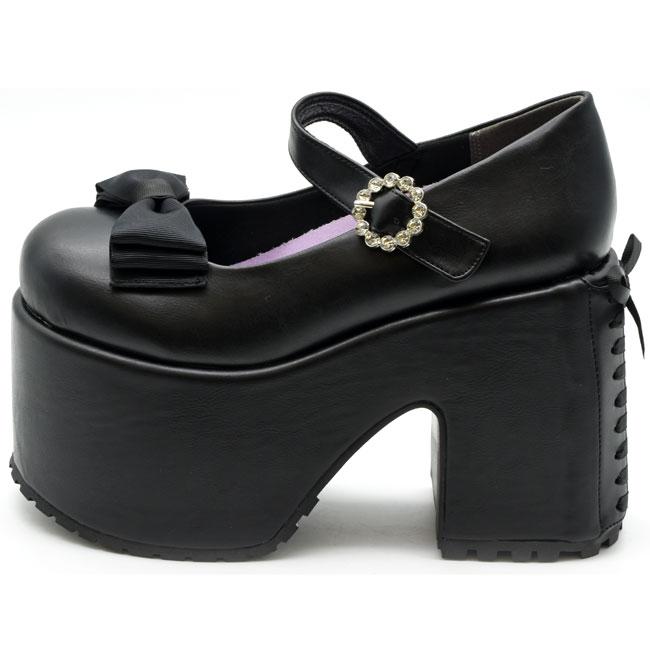 YOSUKE（ヨースケ） パンプス レディース 厚底 ブラック 黒 厚底