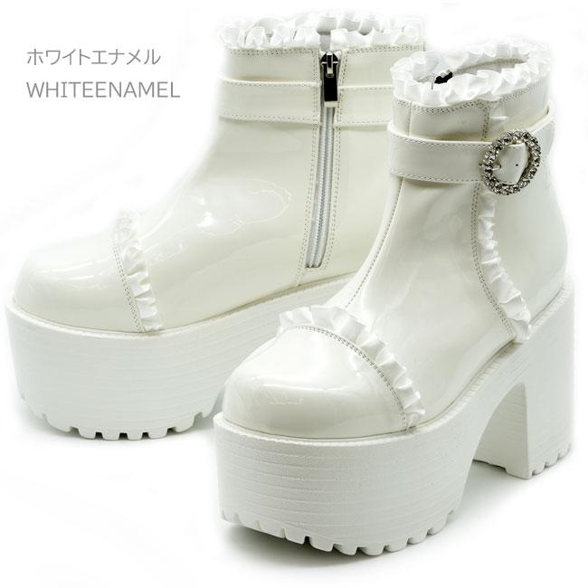 YOSUKE（ヨースケ） ブーツ レディース 厚底 ブラック 黒 厚底ブーツ