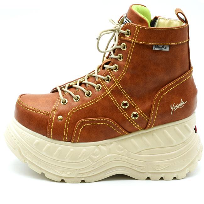 ヨースケのブーツ 楽天市場】ヨースケ YOSUKE 厚底ブーツ スニーカーブーツ レース