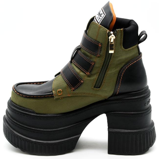 YOSUKE（ヨースケ） スニーカー レディース 厚底 ブラック 黒 厚底