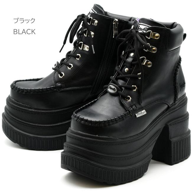 YOSUKE（ヨースケ） スニーカー レディース 厚底 ブラック 黒 厚底