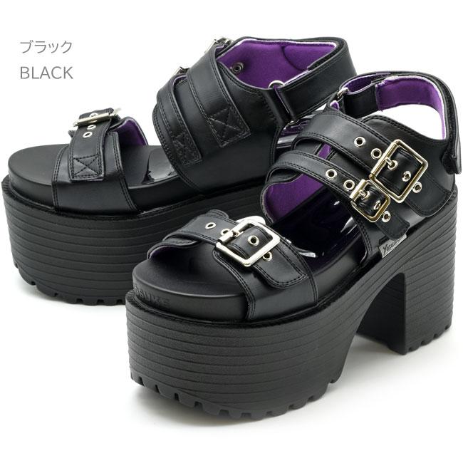 ブラック 厚底サンダル ストラップ付き Amazon | [Guoyupika] サンダル レディース 厚底 ストラップ