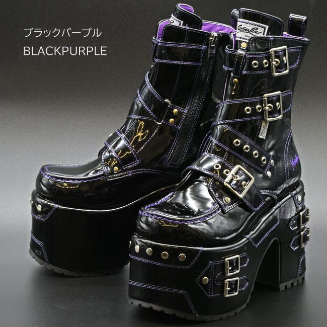 YOSUKE（ヨースケ） ブーツ レディース 厚底 ブラック 黒 厚底ブーツ