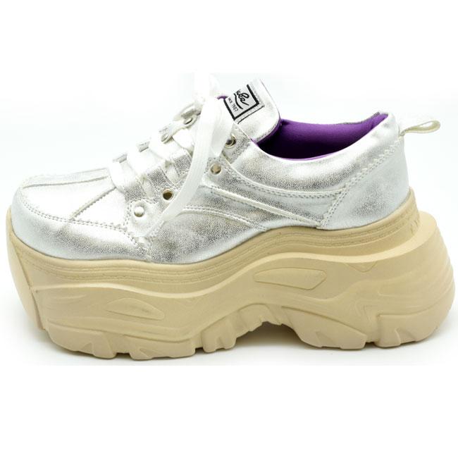 YOSUKE（ヨースケ） 厚底スニーカー レースアップ プラットフォーム