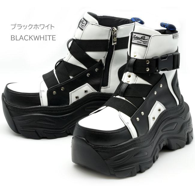 YOSUKE 超厚底ベルティッド ショートブーツ Lサイズ YOSUKE ヨースケ スニーカーブーツ 厚底ブーツ ショートブーツ