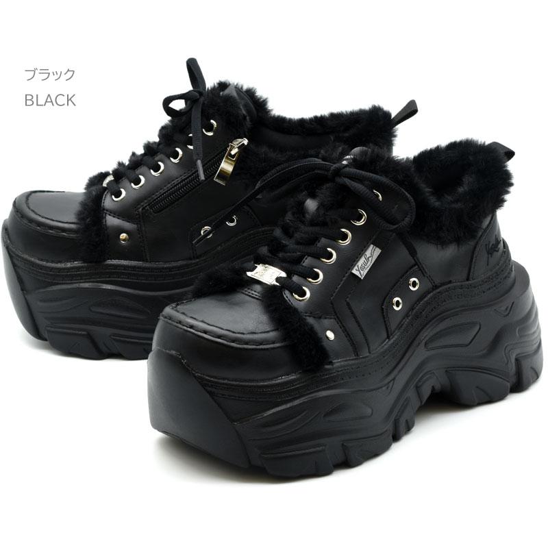 YOSUKE（ヨースケ） 厚底スニーカー レースアップ プラットフォーム