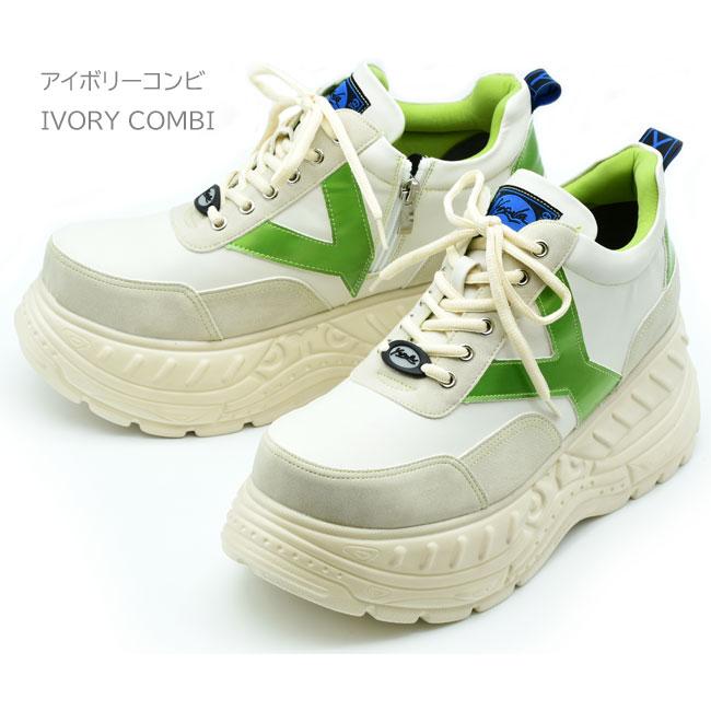 YOSUKE（ヨースケ） 厚底スニーカー ハイソール レースアップ メンズ