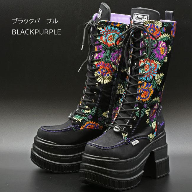YOSUKE（ヨースケ） メンズ ブーツ スニーカー 厚底 ブラック 黒 厚底