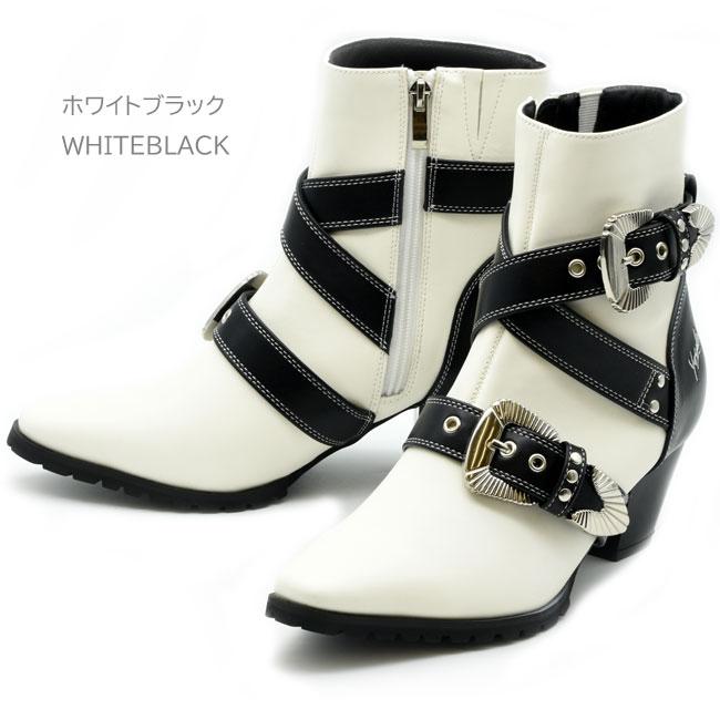 YOSUKE（ヨースケ） ブーツ レディース 厚底 ブラック 黒 ウエスタン