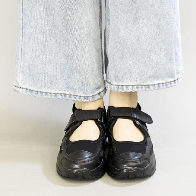 YOSUKE（ヨースケ） 厚底スニーカー メリージェーン ストラップ