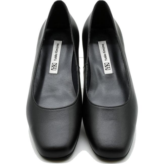 ユキコ キミジマ Yukiko Kimijima パンプス ローファー プレーン レディース 本革 レザー ブラック 黒 22-24.5 685 (予約)は3〜5営業日後の出荷です。 Yukiko Kimijima ユキコ キミジマ パンプス ローファー プレーン