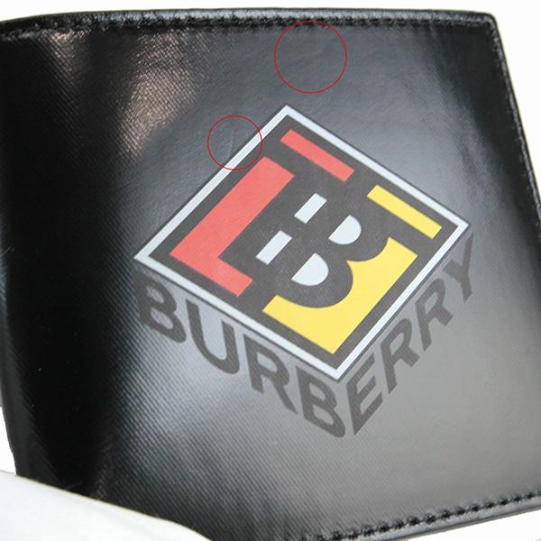 バーバリー BURBERRY 財布 札入れ 二つ折り ロゴグラフィック 8021768