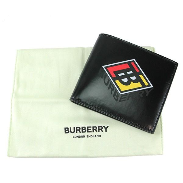 バーバリー BURBERRY 財布 札入れ 二つ折り ロゴグラフィック 8021768 