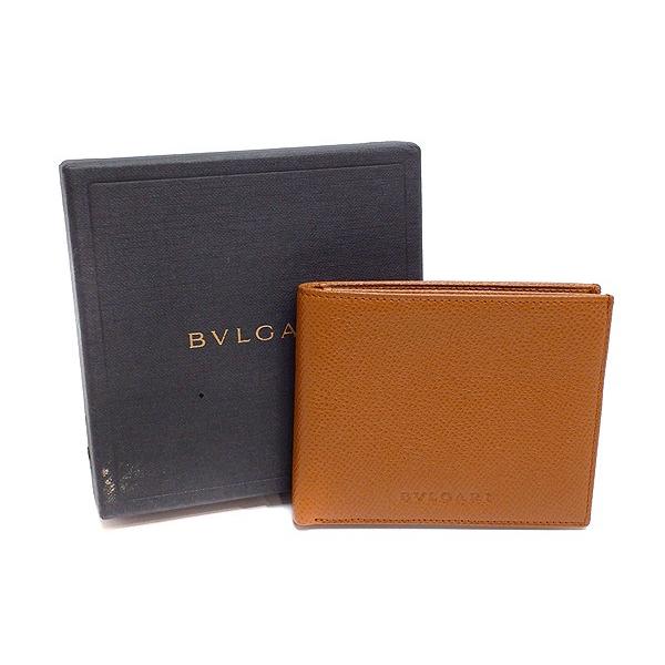 BVLGARI ブルガリ 財布 二つ折り コンパクト財布 札入れ レザー BVLGARI ブルガリ 財布 二つ折り コンパクト財布 札入れ レザー