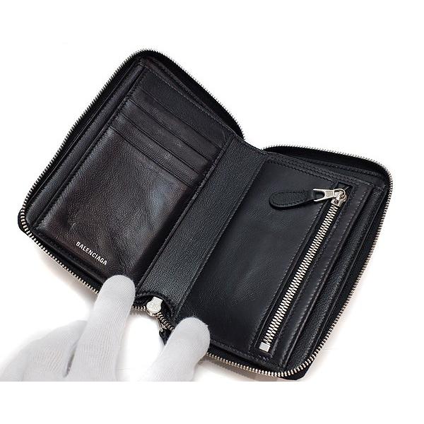 BALENCIAGA バレンシアガ 財布 コンパクト財布 ロゴプリント BALENCIAGA バレンシアガ 財布 コンパクト財布 ロゴプリント