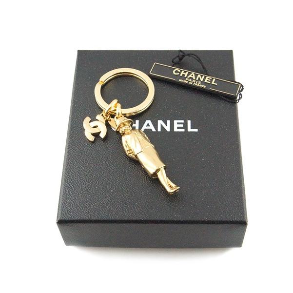 シャネル CHANEL キーホルダー キーリング マドモアゼル ココマーク CC ゴールド 02P レディース 女性用 定番 人気 美品 箱 中古｜ibe7171｜04