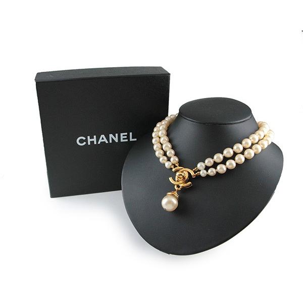 CHANEL シャネル ネックレス ペンダント チョーカー フェイク CHANEL シャネル ネックレス ペンダント チョーカー フェイク