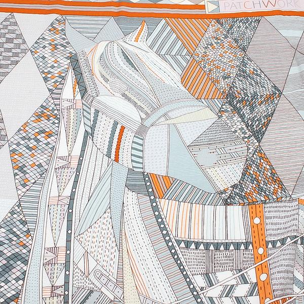 HERMES エルメス カレ 140 大判ストール ショール PATCHWORK HERMES エルメス カレ 140 大判ストール ショール PATCHWORK