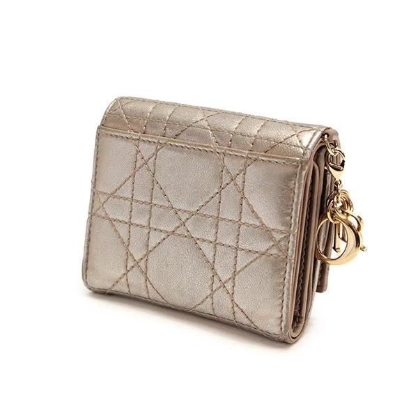 クリスチャンディオール Christian Dior 三つ折り コンパクト財布 