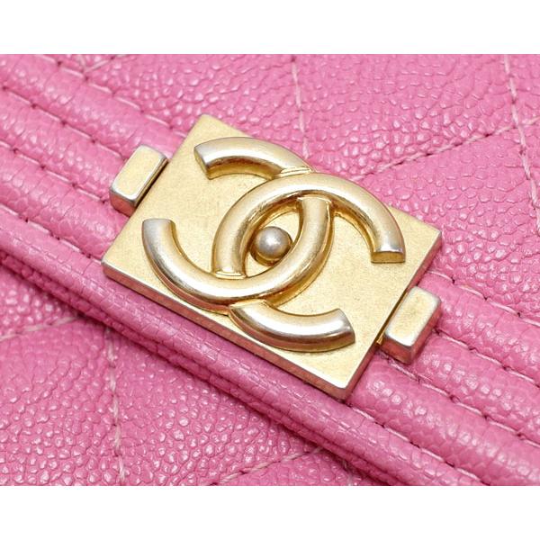 シャネル CHANEL 三つ折り財布 レディース　ゴールド CHANEL】【ゴールド金具】シャネル『ボーイシャネル スモール