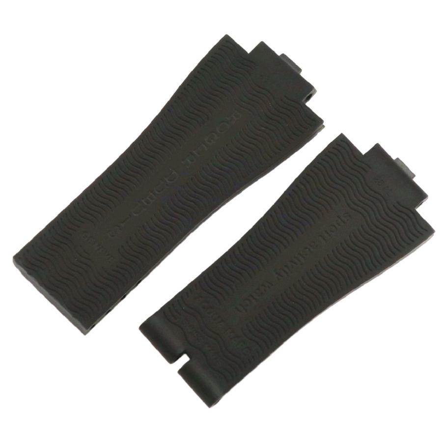 【正規品】ロジェデュブイ 純正ベルト ブラックカラー ラバー 27mm用 メンズ ROGER DUBUIS 【3年保証】 ロジェデュブイ アクアマーレ用ラバー