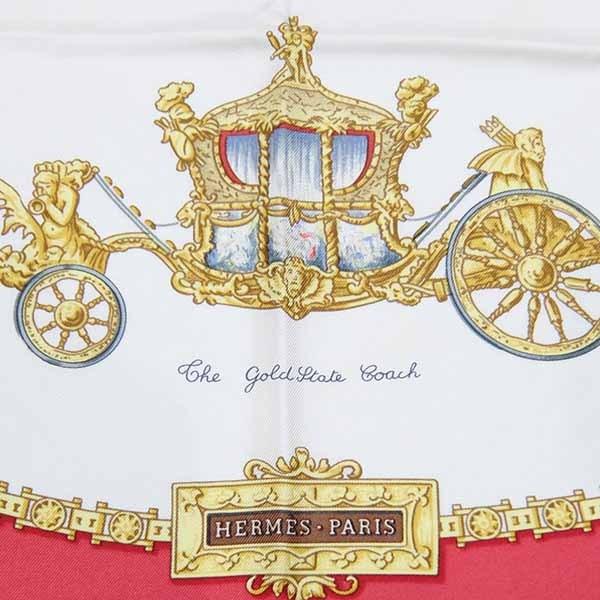 HERMES エルメス カレ90【THE ROYAL MEWS／王室の馬小屋】 スカーフ  
