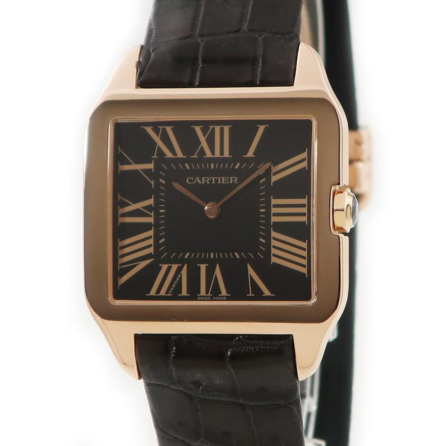 カルティエ Cartier サントス デュモン W K18pg無垢 限定 チョコレート Oh済 メンズ 腕時計 手巻き 中古 Houbidou 心斎橋店 通販 Yahoo ショッピング