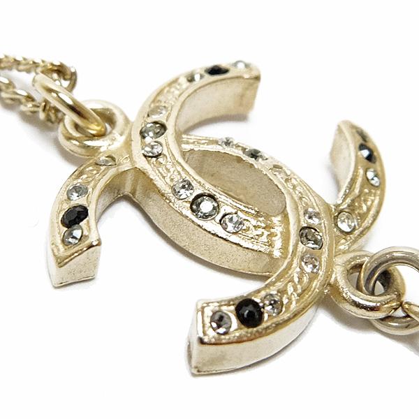 CHANEL シャネル ネックレス ラインストーンパール ゴールド GP 12A 12 