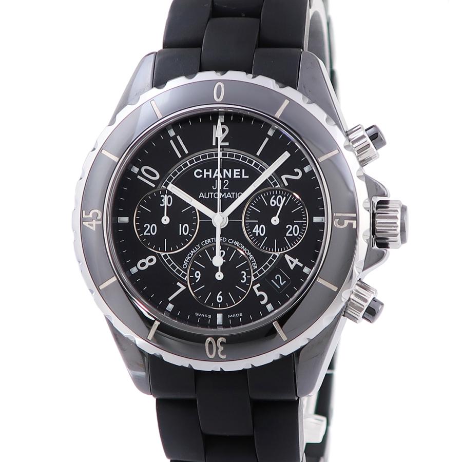 シャネル Chanel J12 クロノグラフ H0939 ブラックセラミック メンズ 腕時計 自動巻き ブラック 中古 Houbidou 心斎橋店 通販 Yahoo ショッピング