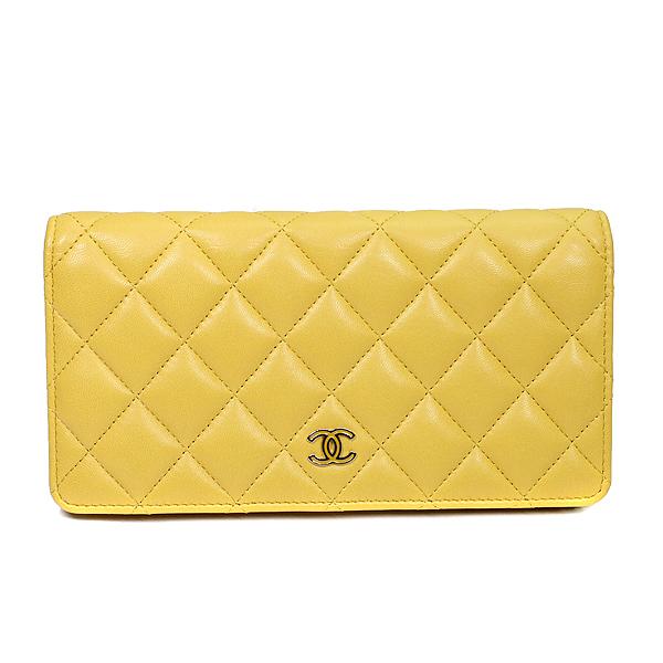 公式 シャネル Chanel 二つ折り財布 タイムレスクラシック ラムスキン A31509 中古 値引 Pemulihanlb3 Info