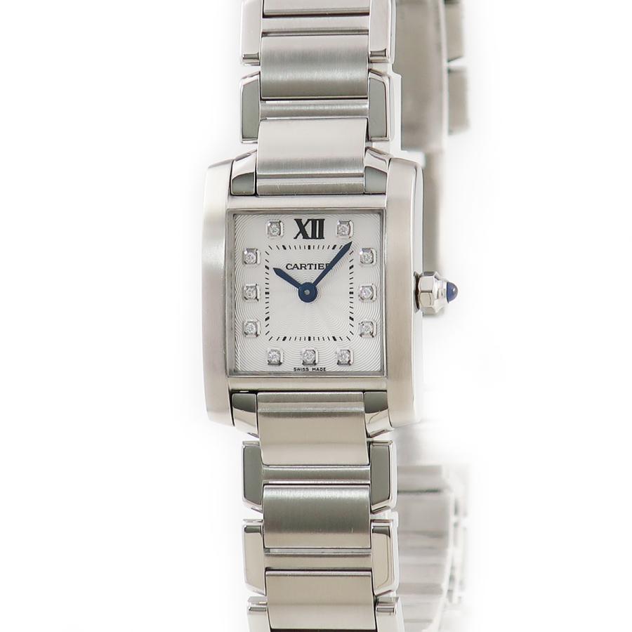 カルティエ Cartier タンクフランセーズsm We 純正ダイヤ レディース 腕時計 クオーツ シルバー 中古 Houbidou 心斎橋店 通販 Yahoo ショッピング