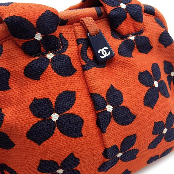CHANEL シャネル ハンドバッグ 花柄 がま口ハンドバッグ CHANEL シャネル ハンドバッグ 花柄 がま口ハンドバッグ