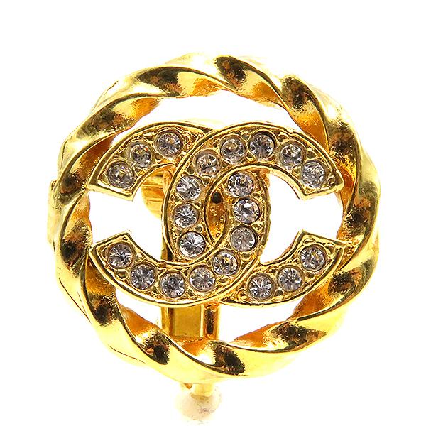 CHANEL（シャネル） イヤリング サークル ココマーク 2137 ゴールド