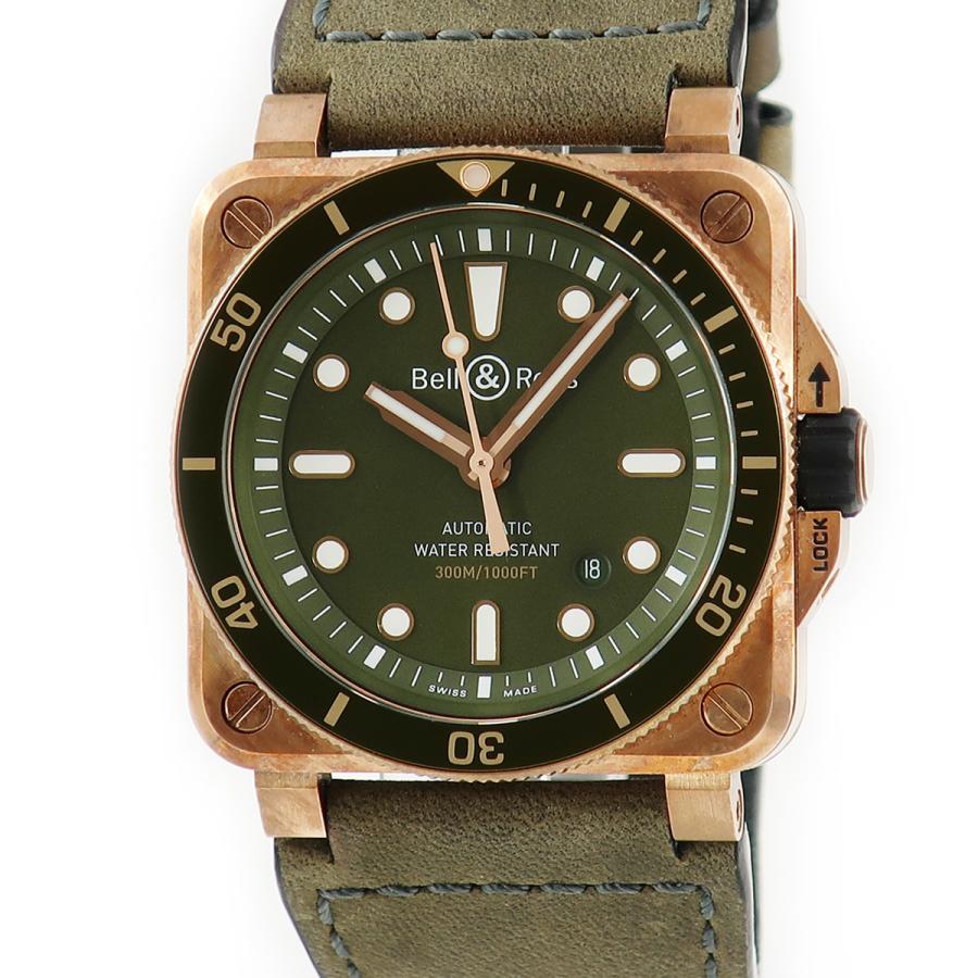 ベル&ロス BELL＆ROSS ダイバー グリーン ブロンズ BR03−92−DIV−B 