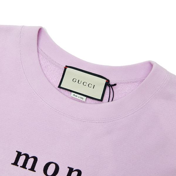 GUCCI グッチ スウェット スカルプリント トレーナー ピンク系パープル 
