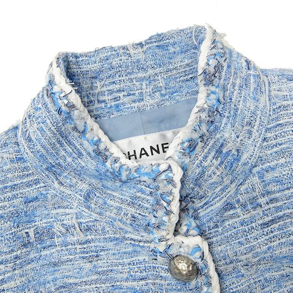 CHANEL シャネル アウター ツイード スタンドカラージャケット CHANEL シャネル アウター ツイード スタンドカラージャケット