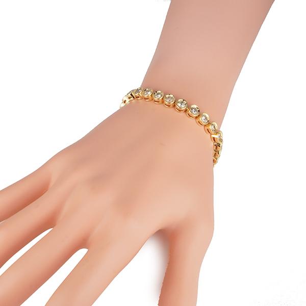 ノンブランド ブレスレット テニスブレスレット ゴールド K18 ダイヤモンド 中古 Houbidou 心斎橋店 通販 Yahoo ショッピング