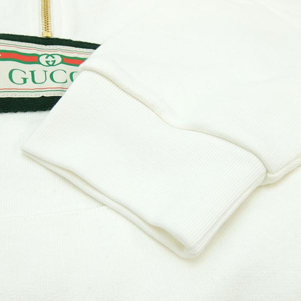 グッチ GUCCI パーカー ウェブ＆GUCCI ラベル付き スウェット  
