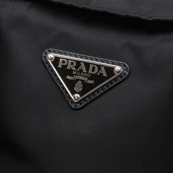 PRADA プラダ トートバッグ ファブリックトートバッグ ブラック PRADA プラダ トートバッグ ファブリックトートバッグ ブラック