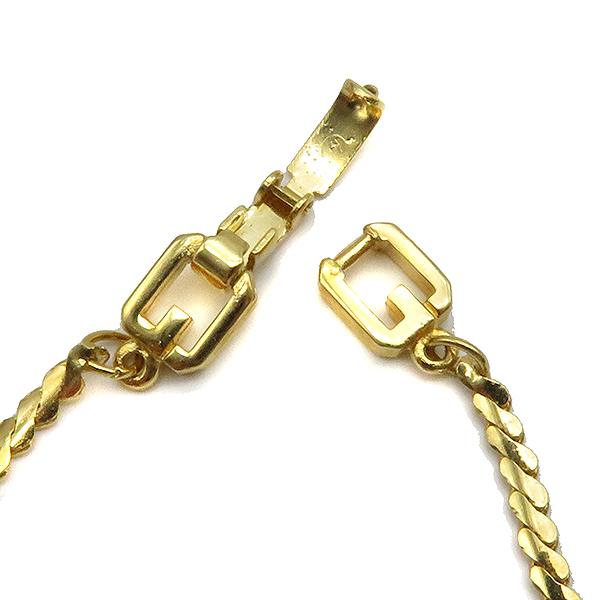 ジバンシィ GIVENCHY ブレスレット チェーン ゴールド GP 中古