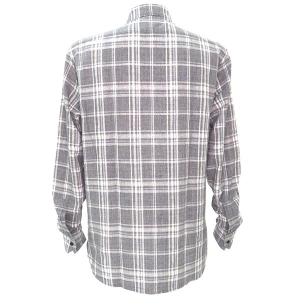 SAINT LAURENT サンローラン 長袖シャツ チェック柄 ロングシャツ