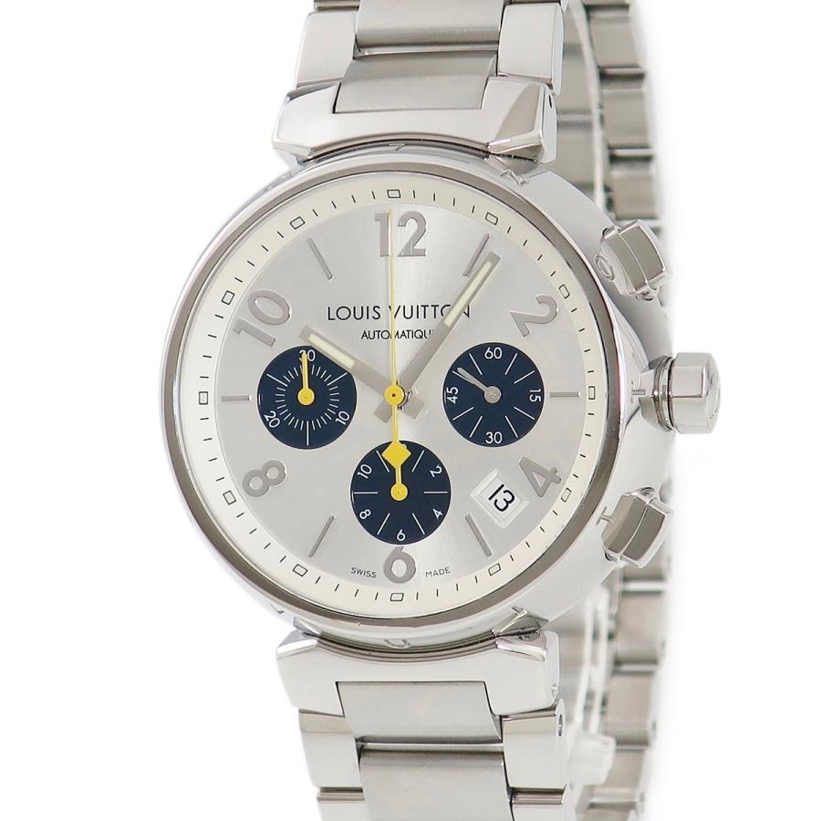 【3年保証】 ルイヴィトン タンブール クロノグラフ Q112E 自動巻き メンズ 腕時計