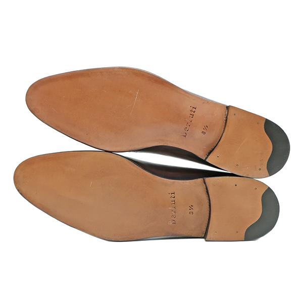 ベルルッティBerlutiレディースシューズ37.5カーシヴガレレザーローファー BERLUTI (ベルルッティ) カーシヴ ガレ レザー ローファー BRS4170001