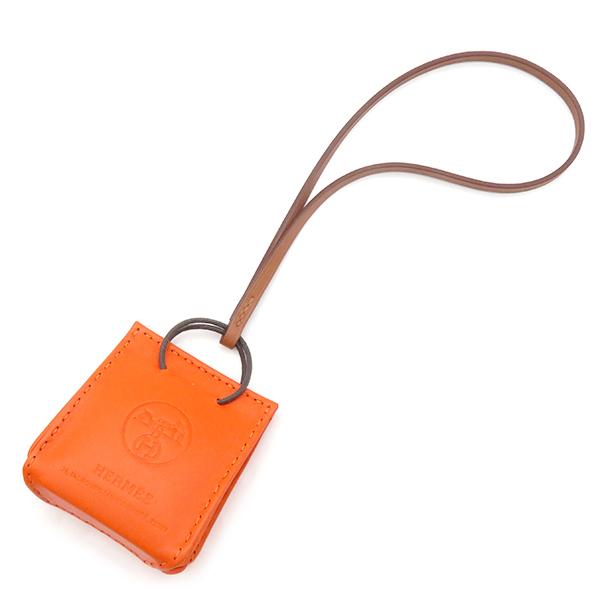 エルメス  バッグチャーム サックオランジュ フー×ゴールド アニョーミロ スイフト Y刻印(2020年製) バッグモチーフ 新品 未使用