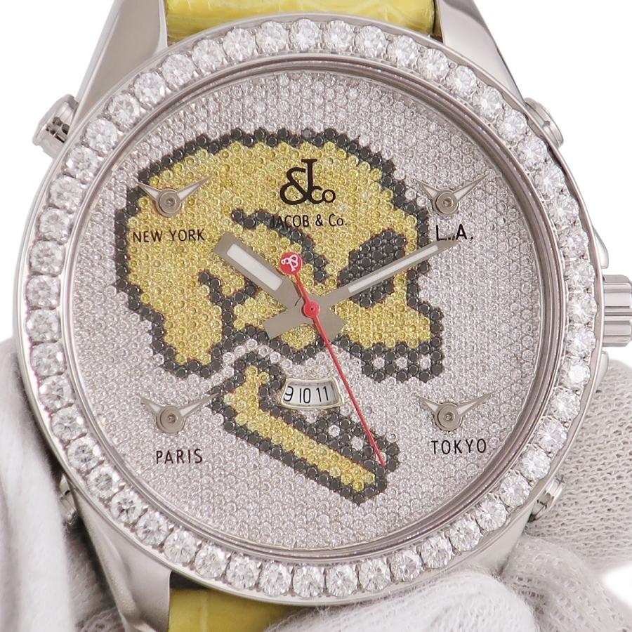 JACOB&CO（ジェイコブ） 【3年保証】 5タイムゾーン スカル JC-SKULL2