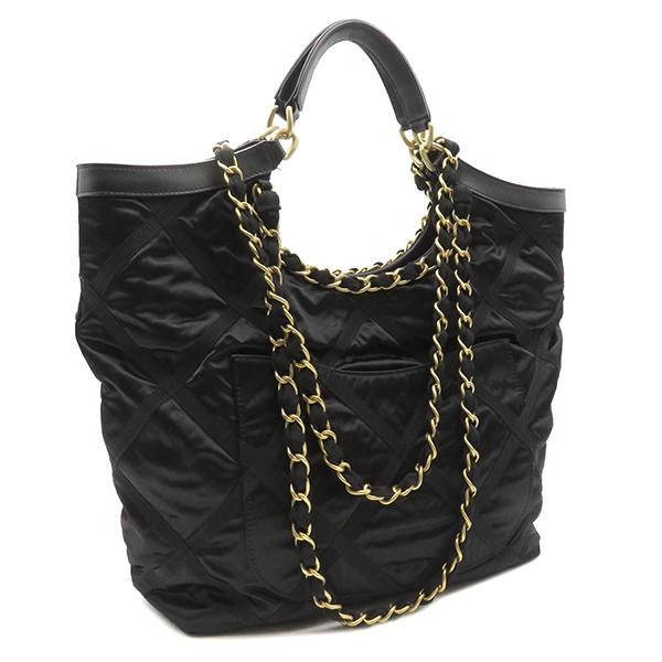 CHANEL（シャネル） 2WAYバッグ マキシ ショッピング バッグ ブラック