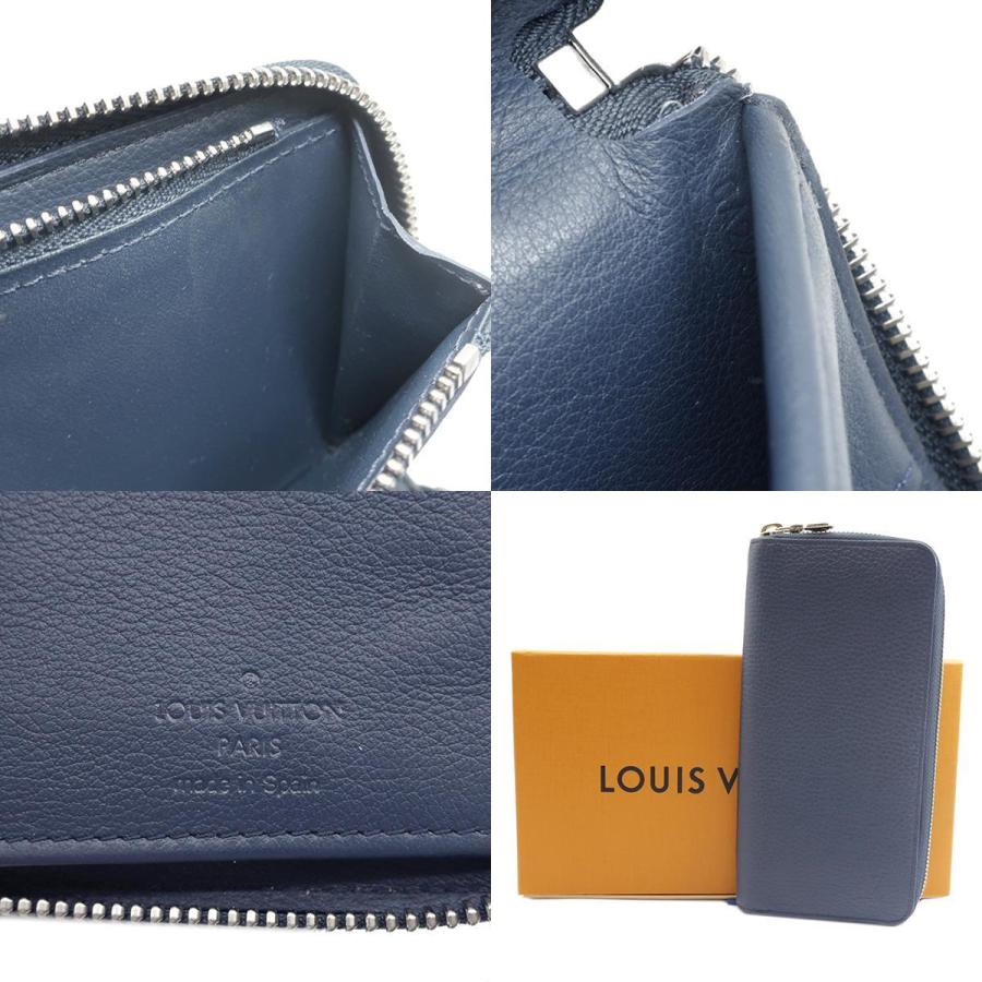 ルイヴィトン LOUIS VUITTON ジッピーウォレット ヴェルティカル  M58823 ラウンドファスナー ロングウォレット 長財布 トリヨンレザー ネイビー LOUIS VUITTON（ルイ・ヴィトン） 長財布 ジッピーウォレット ヴェル